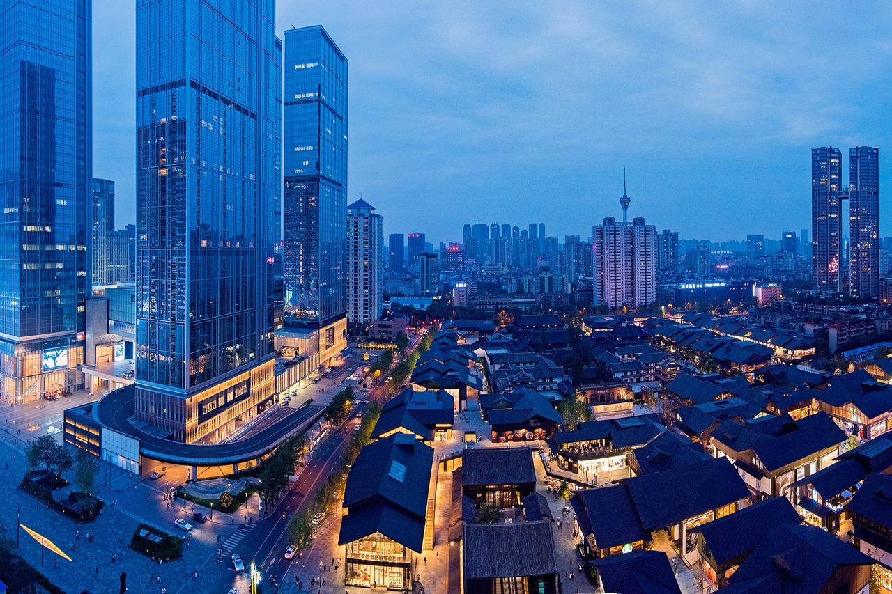 Chengdu Cloud Service Apartment Chunxi Taikoo Branch Ngoại thất bức ảnh