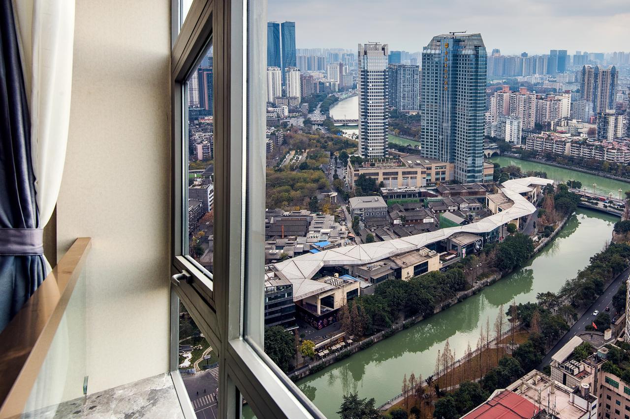 Chengdu Cloud Service Apartment Chunxi Taikoo Branch Ngoại thất bức ảnh