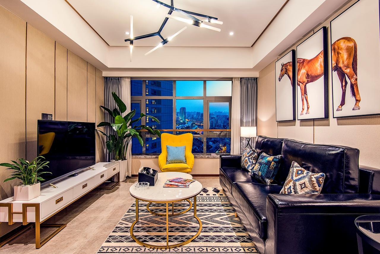 Chengdu Cloud Service Apartment Chunxi Taikoo Branch Ngoại thất bức ảnh