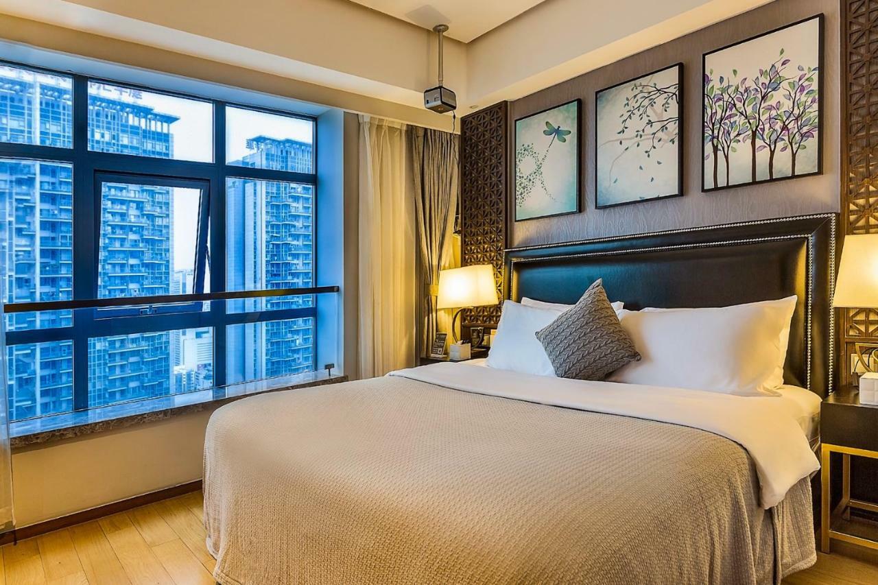 Chengdu Cloud Service Apartment Chunxi Taikoo Branch Ngoại thất bức ảnh